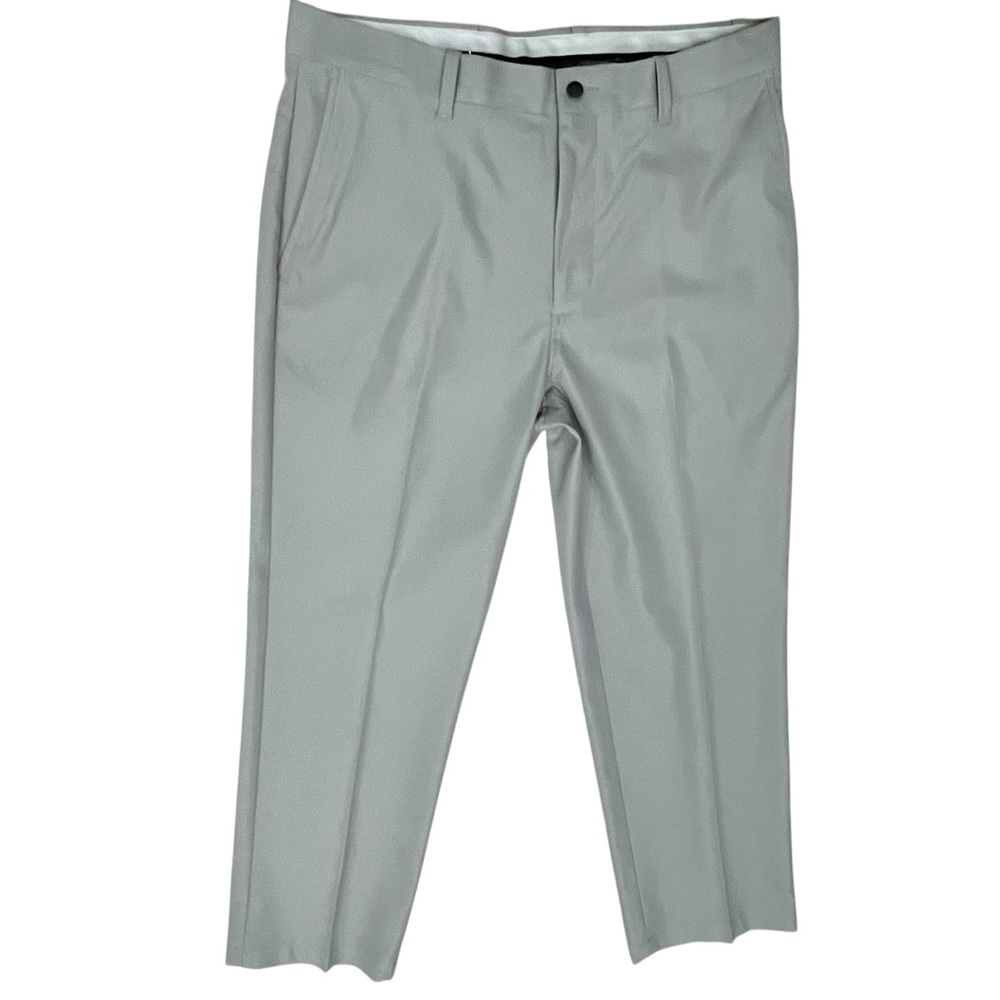 Callaway Mens Golf Pants Gray Flat Front Sz 34x30 - Picture 2 of 11